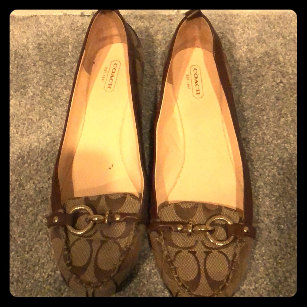 Coach signature loafer